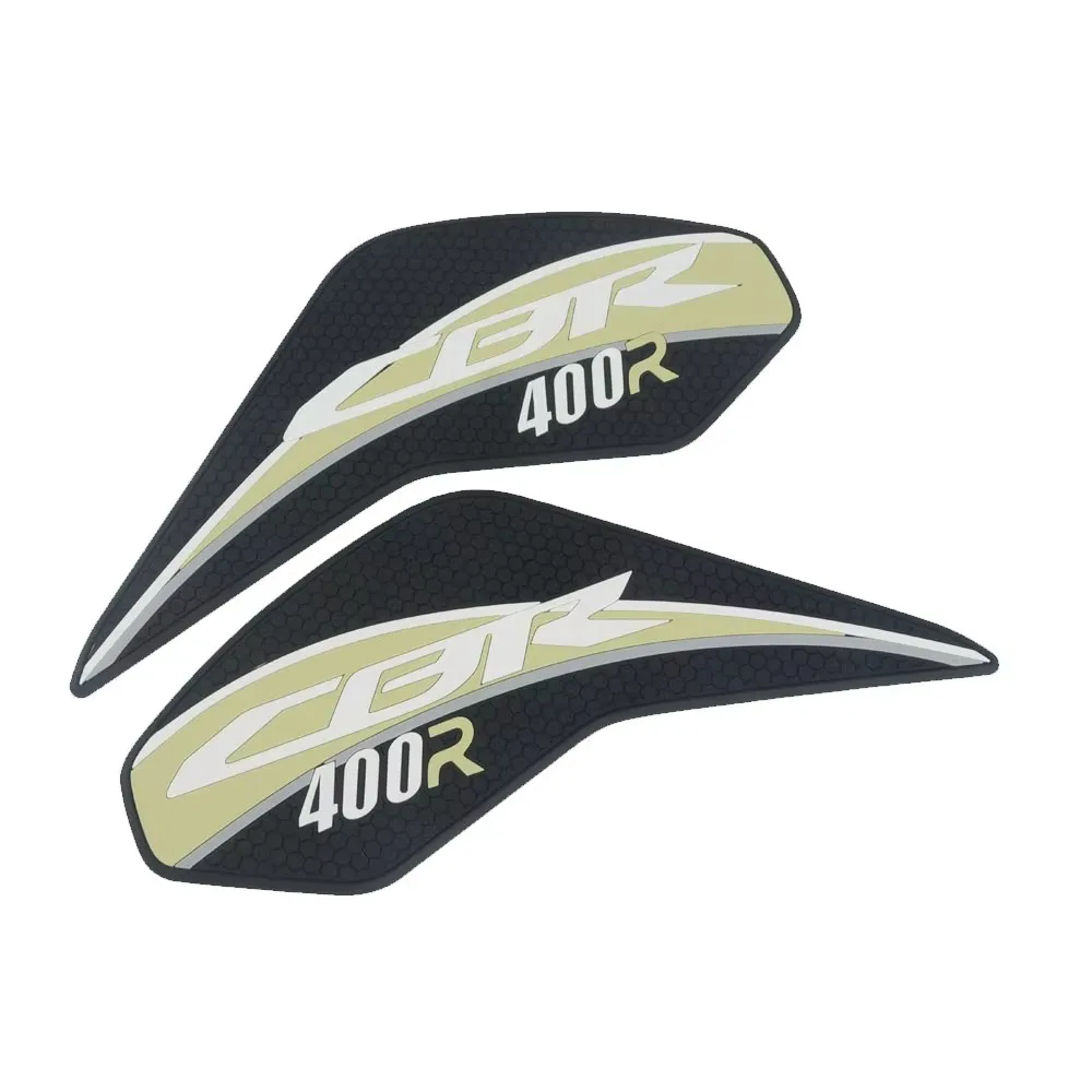 Motorcycle For Honda CBR400R CBR 400 R 400R Accessories Side Fuel Tank Pads Protector Stickers Knee Grip Traction Pad