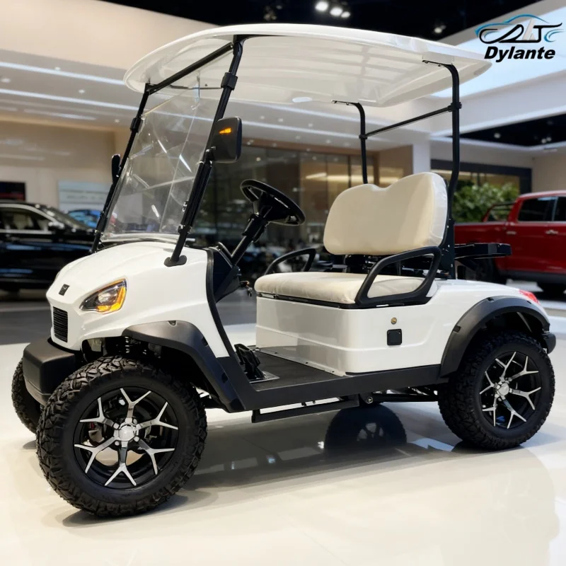 جديد مخصص نادي سيارة عربة جولف كهربائية الكبار مزرعة أربع عجلات سيارة كهربائية عظم الترقوة مستقل تعليق عربة جولف #6