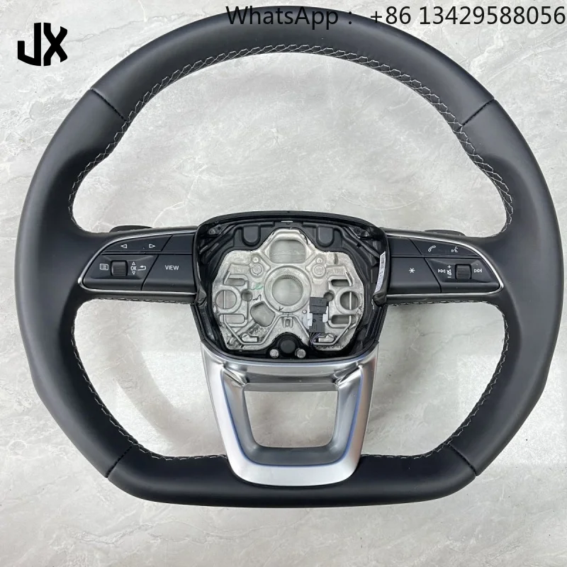 With Multi-functional Keys Black Perforated Leather  M Sport Steering Wheel for Audi Q3 Q3L Q5L Q7 Q8 Very Cheap Steering Wheel