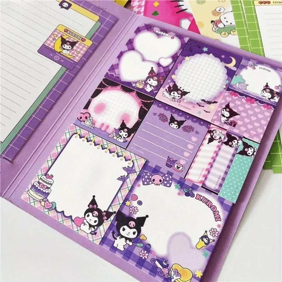 Leuke Hello Kitty bladwijzer, zelfklevende notitieblaadjes, indexlabels, memo's voor agenda, dagboek, school- en kantoorbenodigdheden.