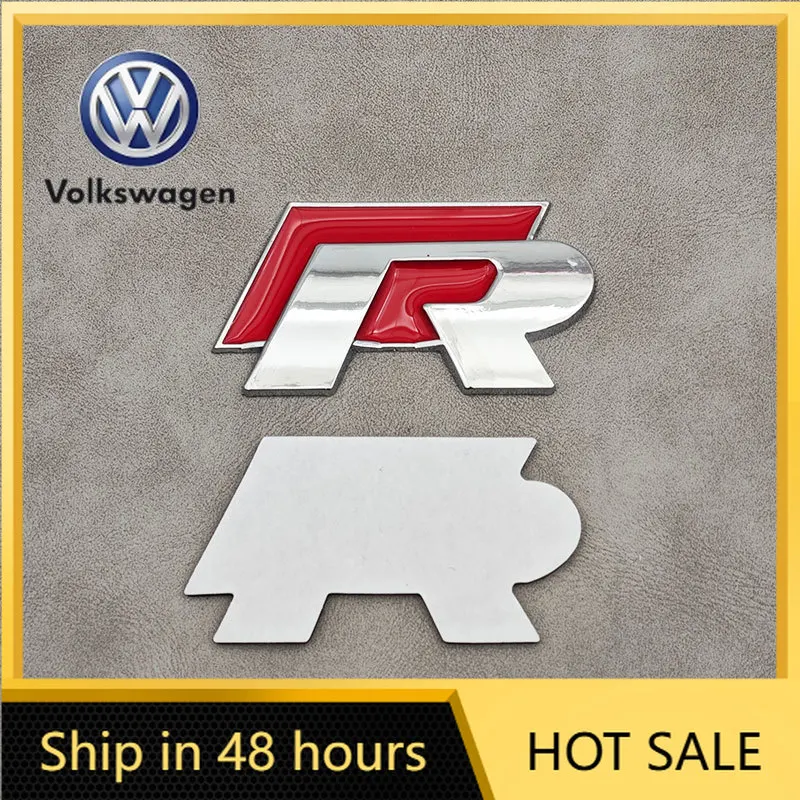

Металлическая эмблема 3D R для VW Volkswagen Jetta MK5 Golf, значок на переднюю решетку, наклейка на задний багажник для Volkswagen VW Golf 4 5 6