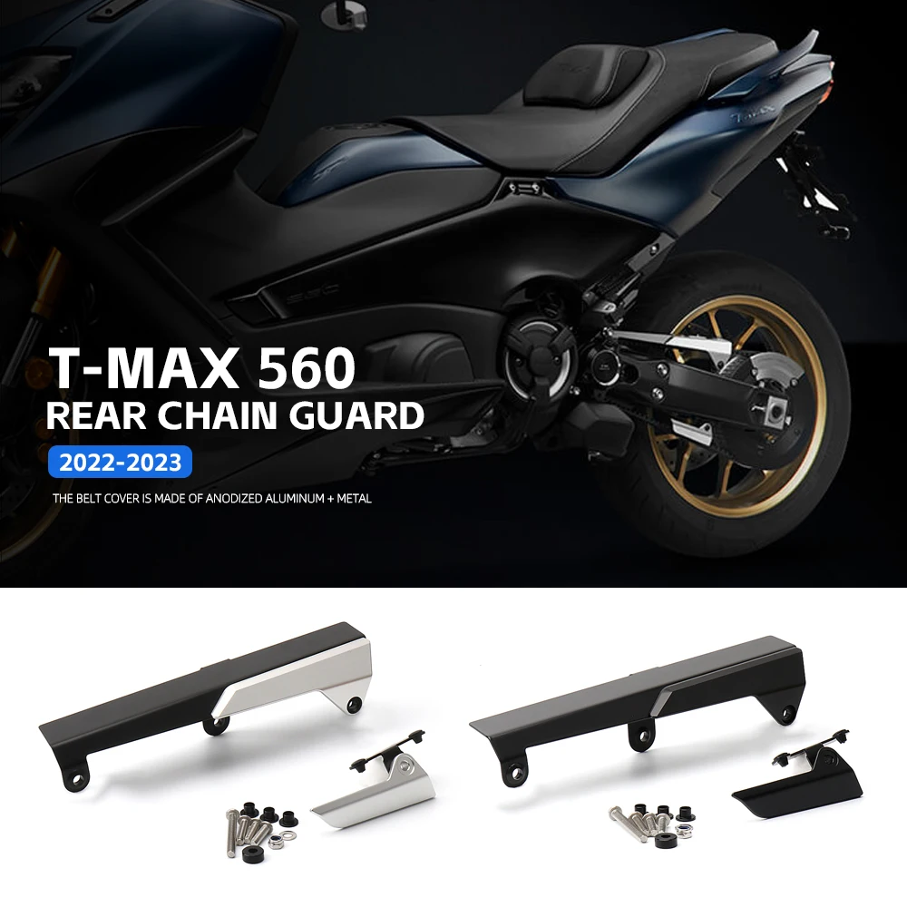 

NEW Motorcycle Accessories Rear Belt Guard Chain Protector Guard Cover For Yamaha Tmax T-MAX 560 T-max560 Tmax560 2022 2023