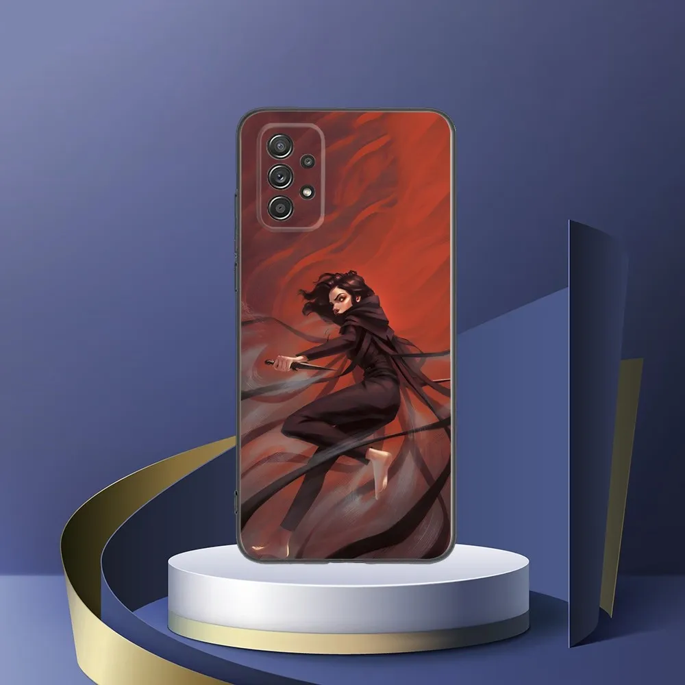 Mistborn Trilogy Vin Phone Case For Samsung S24,S23,S22,S21,S20,S10,S10E,S9 Plus FE Note 20 Ultra 10,9 Plus Black