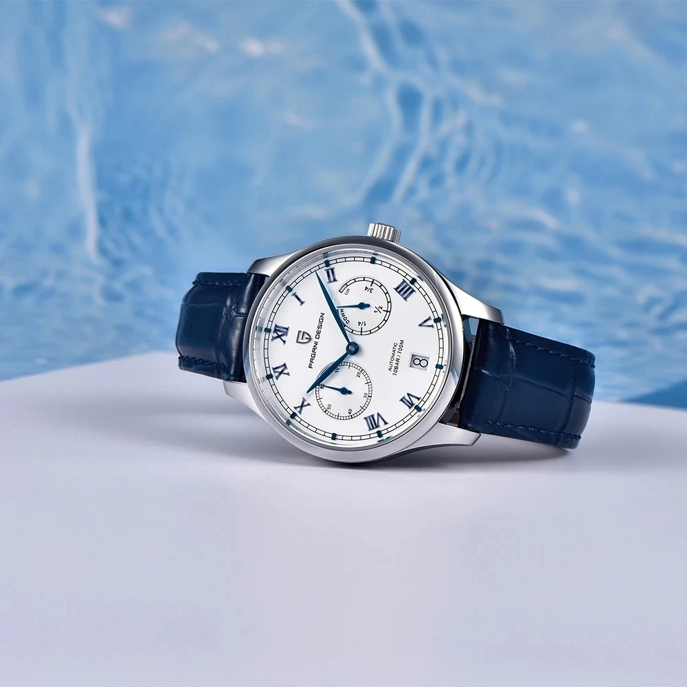 

PAGANI DESIGN 2025 41 мм римские цифры пилотные механические часы с сапфировым стеклом автоматические часы для хранения энергии мужские водонепроницаемые