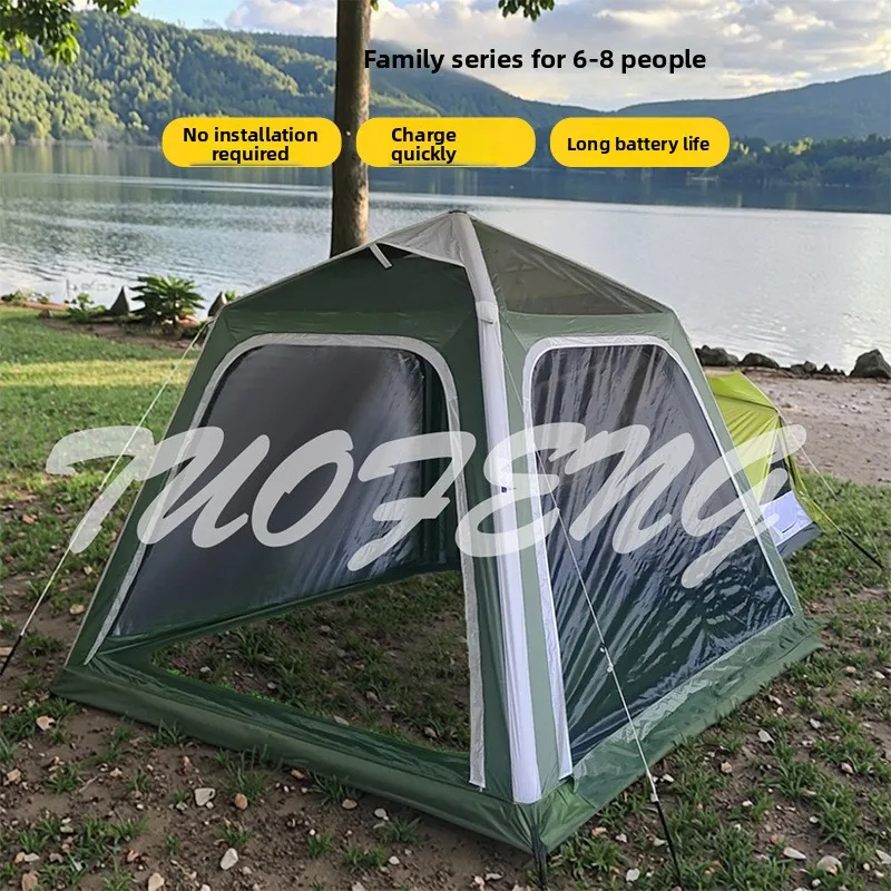 Four Seasons Free Building Quick Opening Self-Inflatable Canopy Outdoor Special (Customizable) Polyester Fabric Waterproof