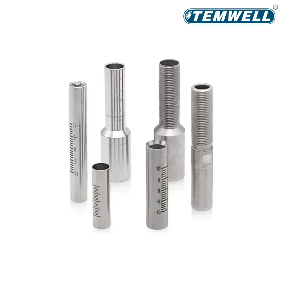 Laser Welding Graduated Tube Nozzle Connector Stainless Steel Weld Gun Graded Pipe For SUP Qilin WSX Handheld Laser Welder