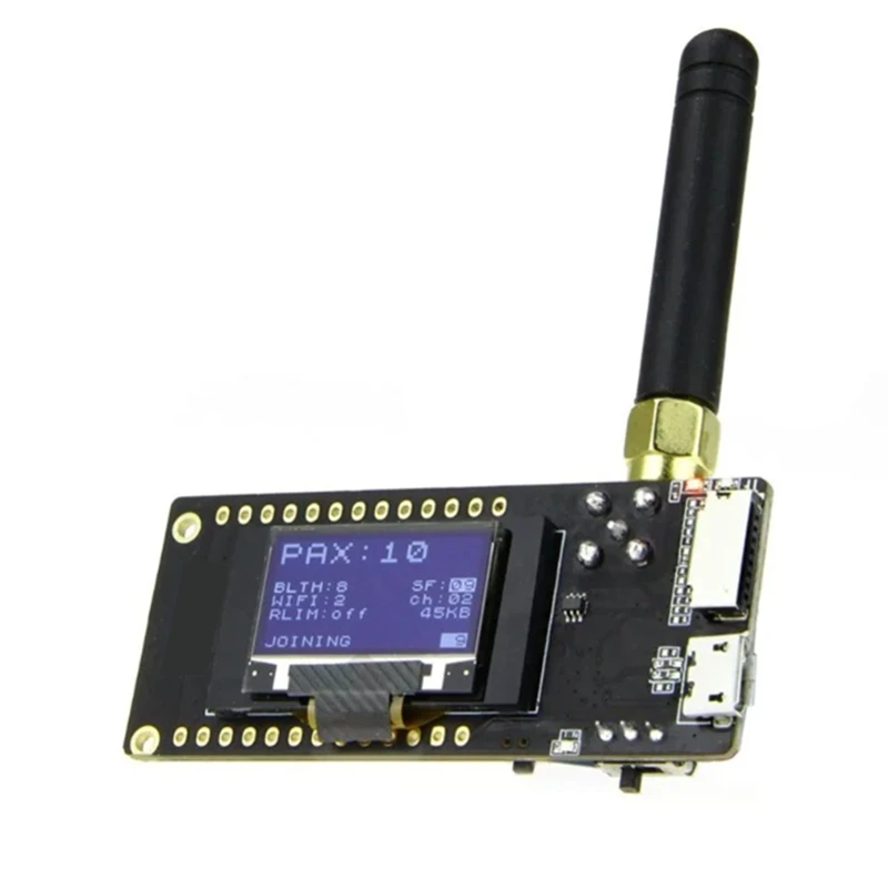 Módulo WiFi Bluetooth, ESP-32 SMA, Lora V2.1-1.6 Versão, OLED, 0.96 ", Cartão SD