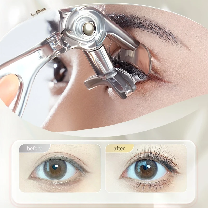 Wimpernzange, langlebige Locken, anfängerfreundliches, vollständig offenes Design für lokales Wimpernstyling und Volumenverbesserung