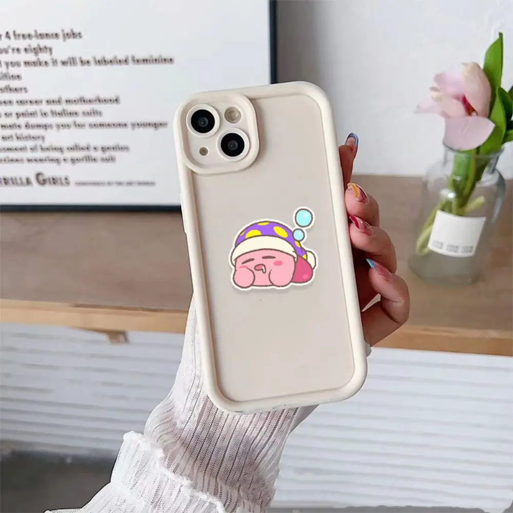 50PCS Kawaii Kirby Anime Game Stickers Skateboard Fridge Guitar Laptop Motorcycle Travel Cute Cartoon Kid Toy Sticker Gift