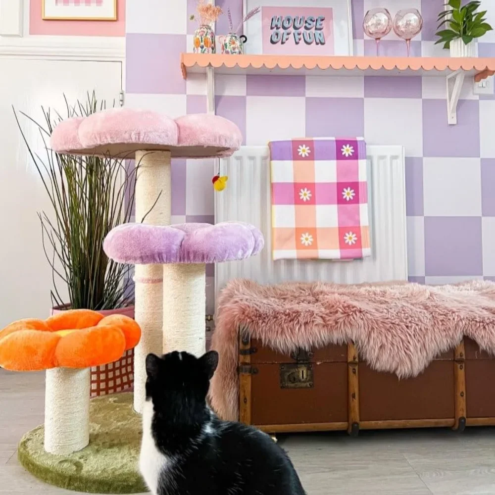 Imagem -04 - Cat Tree Condo com Sisal Coçar Posts Indoor Cozy House Heavy Duty Posts Board Suprimentos de Luxo 268 Polegadas