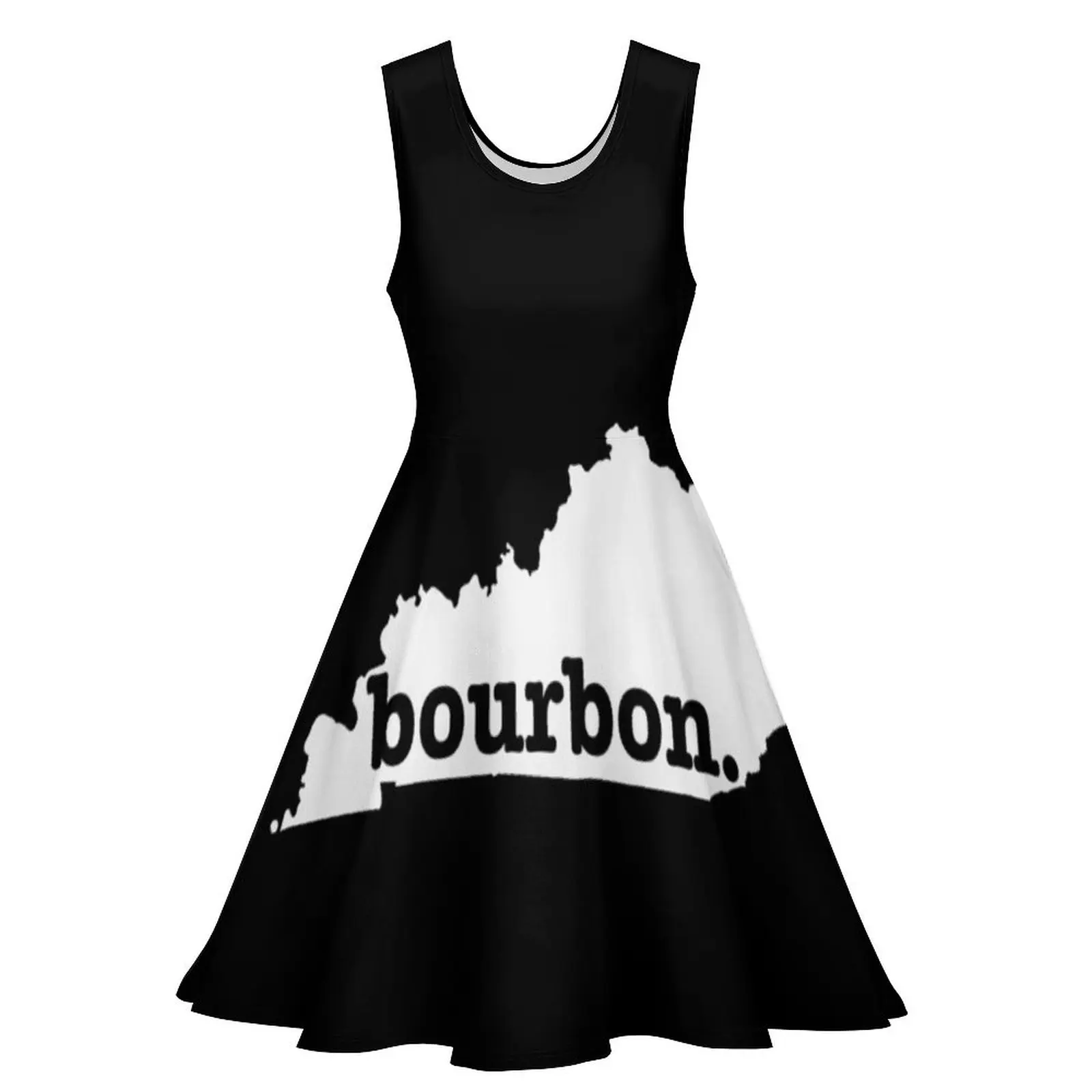 Kentucky Home T Kentucky Bourbon T-shirt Sleeveless Dress Women"s summer long dress