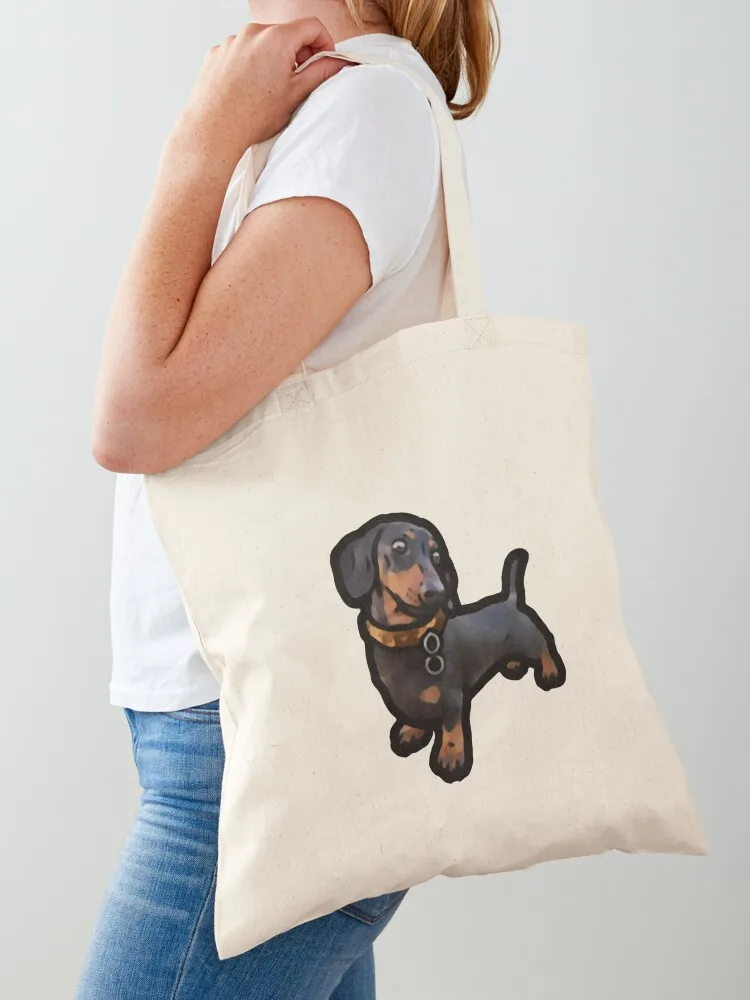 

Doxie Tote Bag foldable reusable bag custom fabric bag Gift bags shopper woman