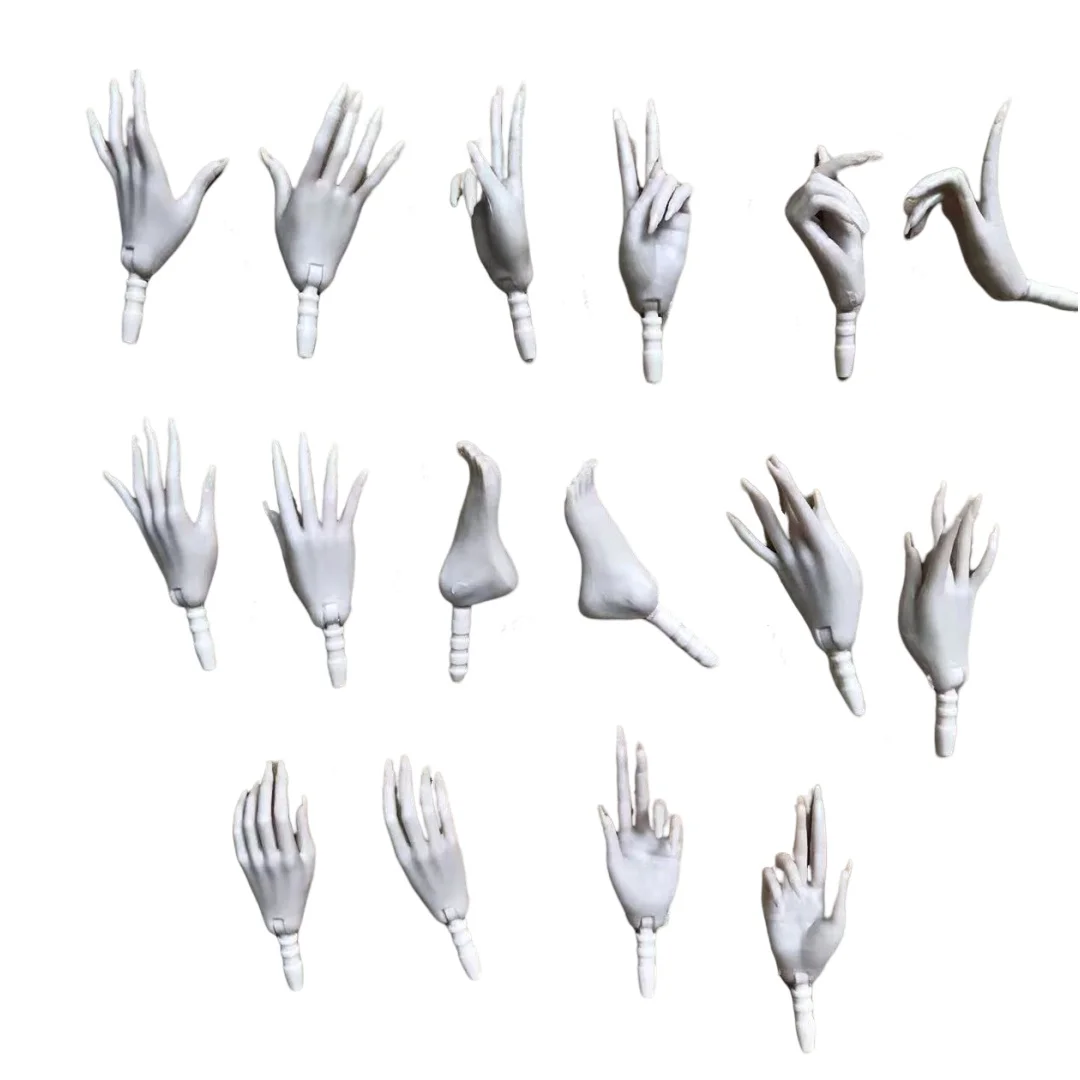 

MENGF Япония кожа длинные ногти куклы руки ноги 7 жестов детали куклы руки личность DIY куклы декоры аксессуары