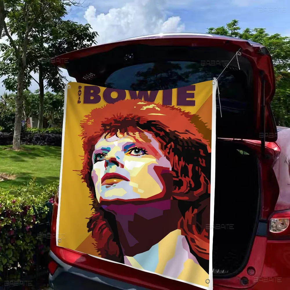 Rock Singer David B-Bowie Banner INS Style Outdoor Party Decoration Atmosphere Flag