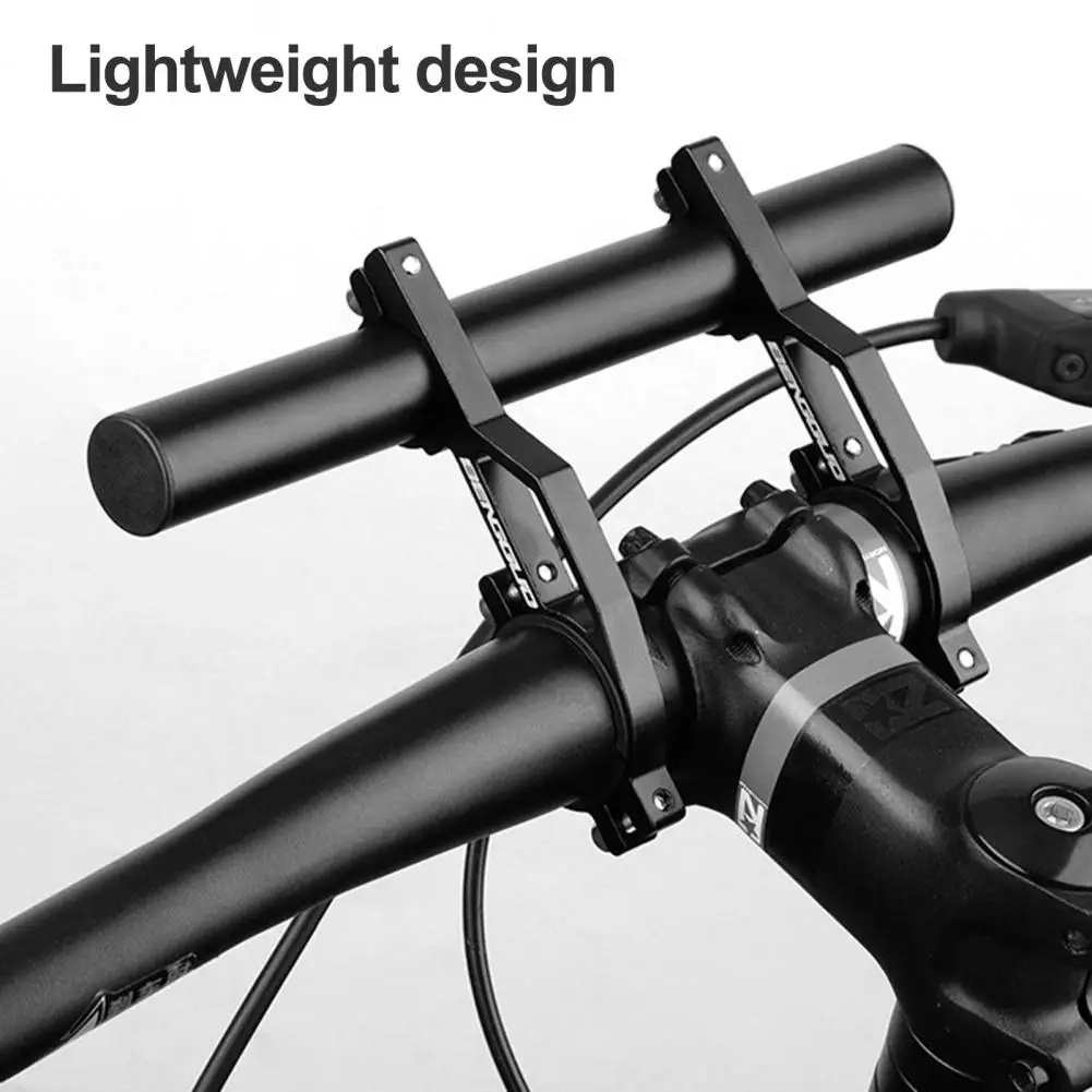 Handlebar Extension Bracket Space-saving Handlebar Mount Bicycle Handlebar Extender Bracket for Bike Light Phone Code for Mtb