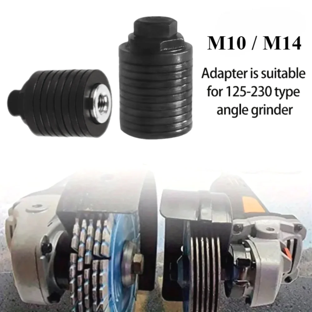 Rebarbadora Roda Metal Lock Nuts Protector Cover Grooving Adaptador de Máquina Cabeça de Conversão M10 M14 100 125 150 tipo