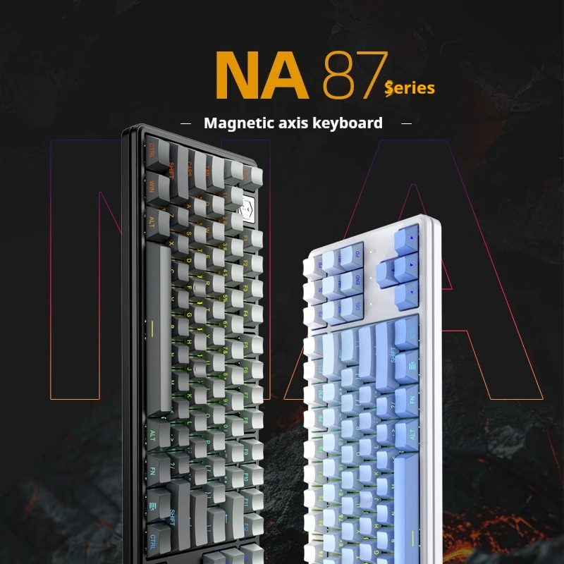 

Na87pro Magnetic Axis Three Connection Methods Mechanical Keyboard 0 Dead Zone Hot Swappable Rgb Gaming Class Socd Keyboard