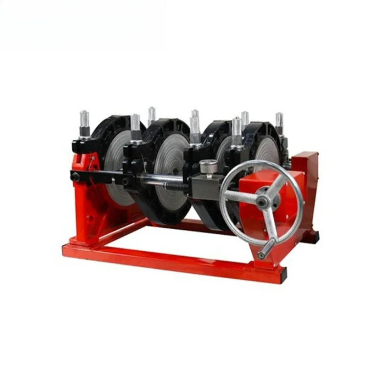 40Mm 160mm plastic pipe manual HDPE pipe butt welding machine