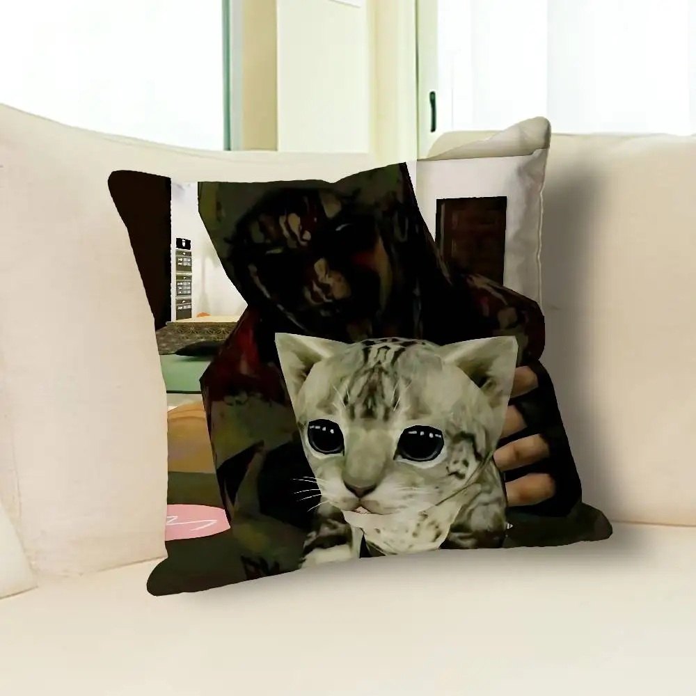 Game C-Cry of F-Fear Anime Celebrity Merchandise All-Match Printed Pillow Case Sofa Car Office Room Decoration Protector
