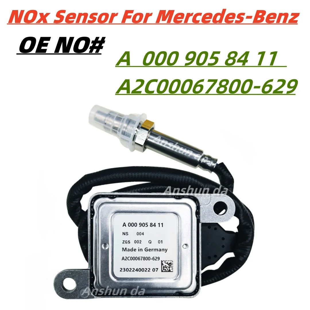 A0009058411 Original New Nitrogen Oxygen NOx Sensor For Mercedes-Benz W221 W212 X253 C253 V222 R172 W166 W172