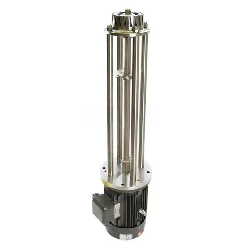 Stainless Steel SUS304 High Shear Homogenizer Milling Head with Motor for Chemical Food Production