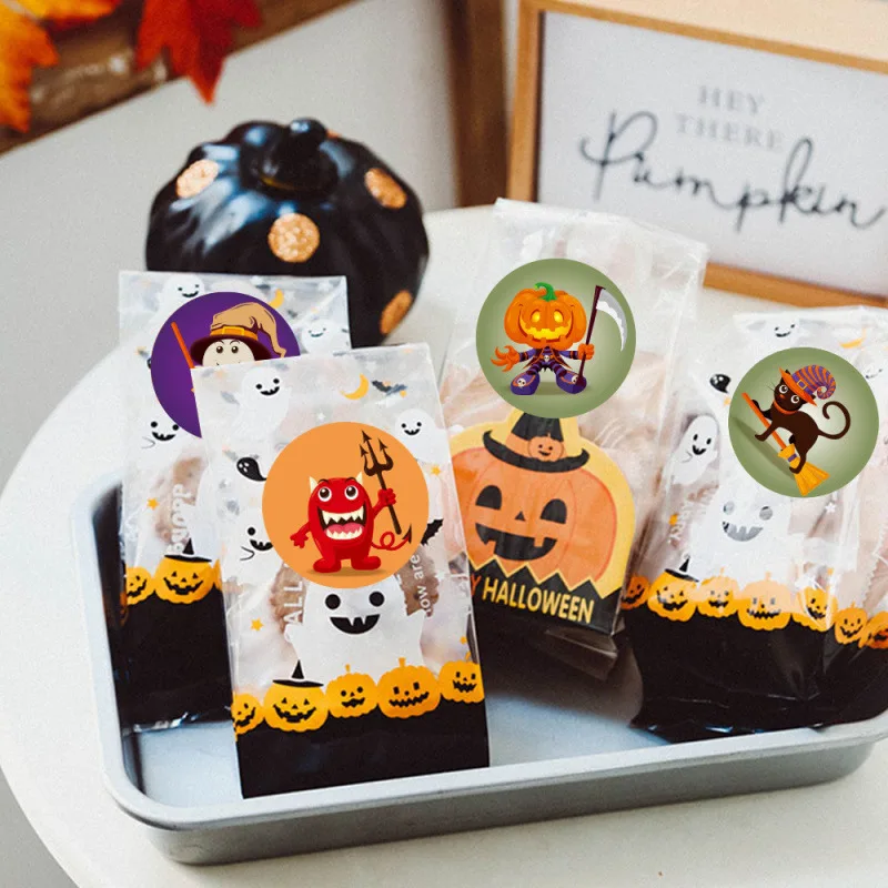 500pcs Halloween Stickers Funny Cartoon Horror Stickers For Children DIY Scrapbook Notebook