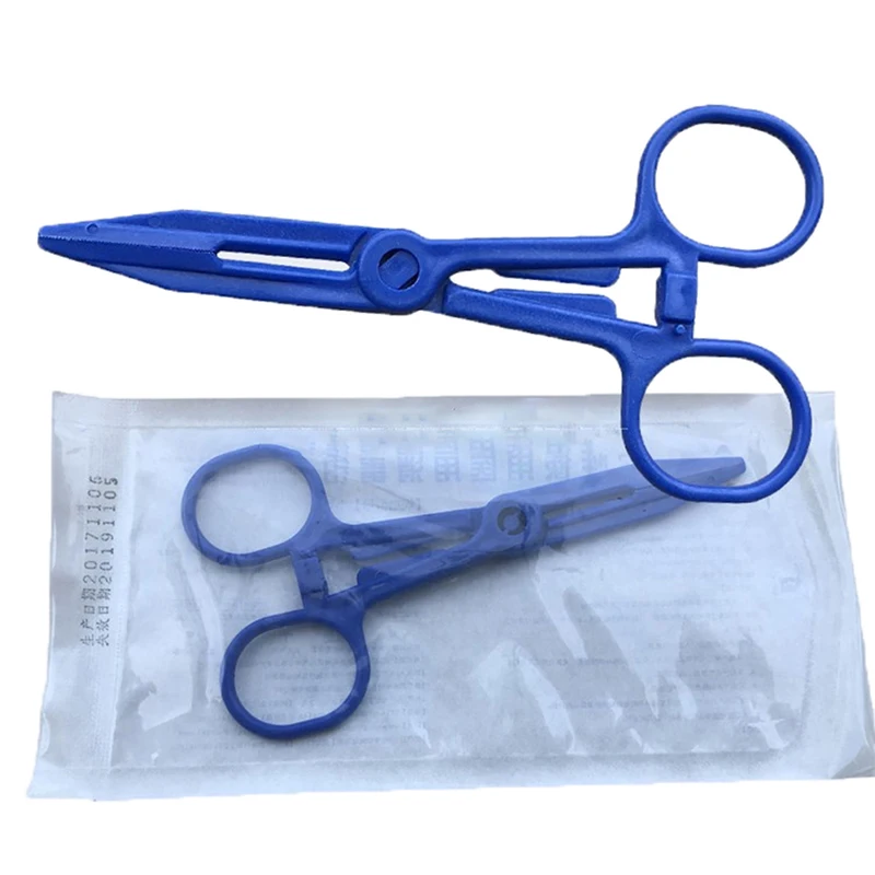 

Disposable ABS Plastic Hemostatic Forceps Surgical Forceps Ourdoor First Aid Tools For Nurse Care Medical Pliers