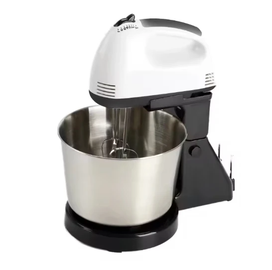 7 Speed Home Blender Electric Egg Beater Food Mixers Stainless Steel Container Knob Controls Smoothies Maker for Household Use