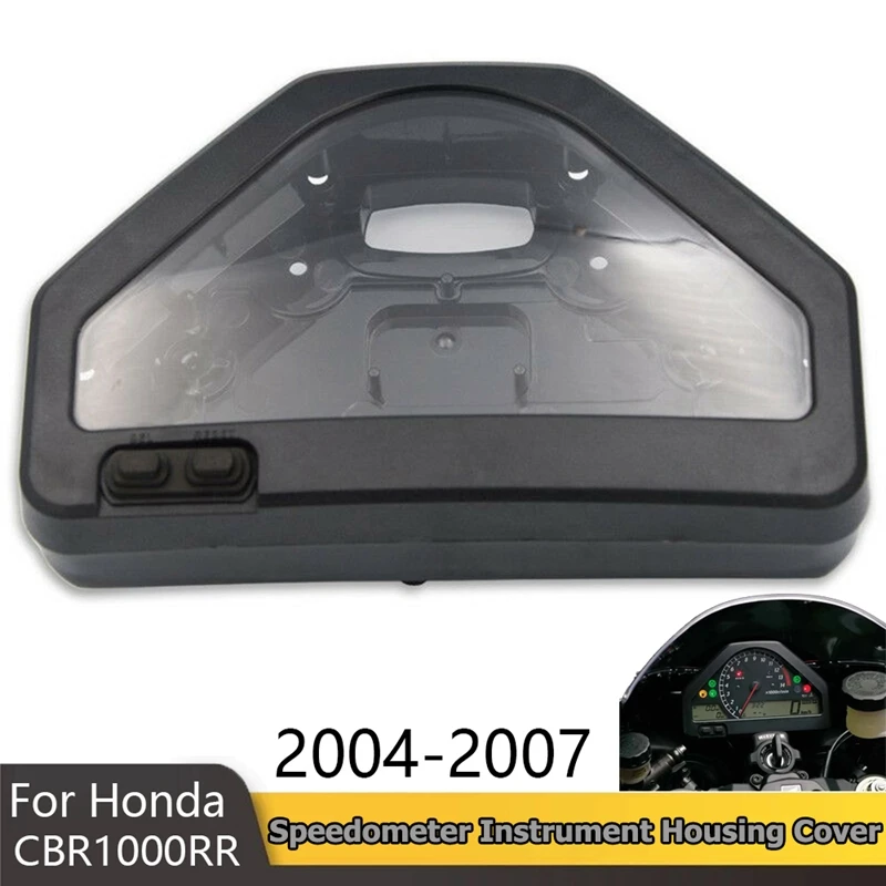 Motorcycle Odometer Cover Tachometer Case For HONDA CBR1000RR CBR 1000 RR 2004-2007 Instrument Case