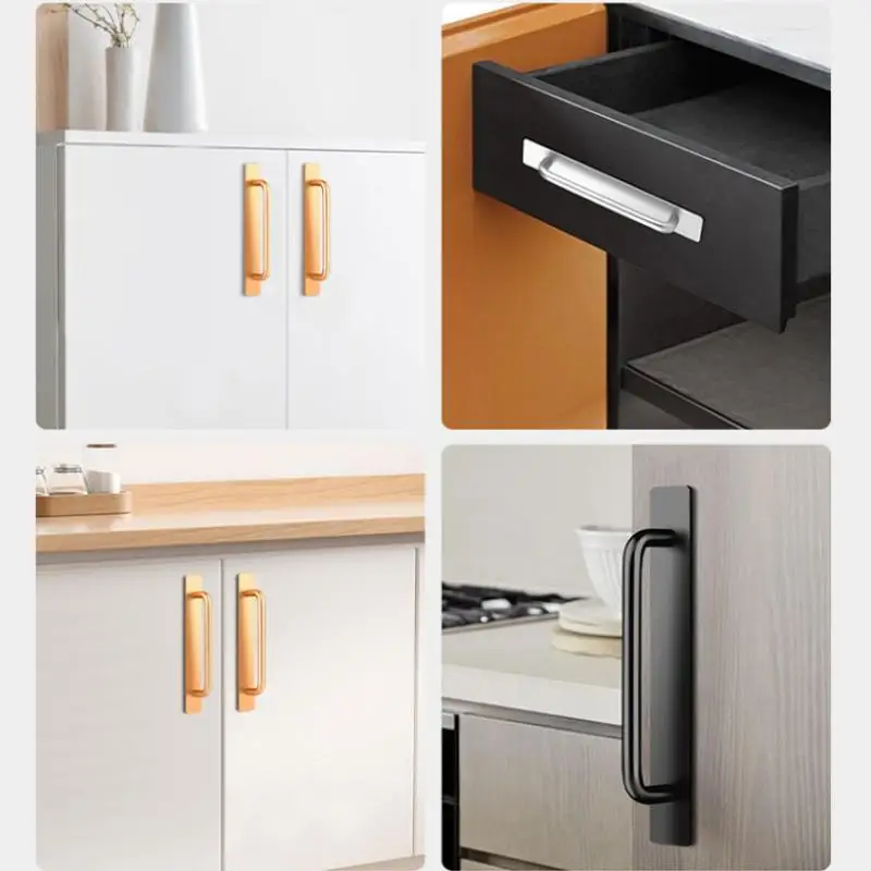 Self-adhesive No Drill Cabinet Knobs 1Pcs Non-marking Sturdy Pulls for Drawer Window Door Wardrobe Kitchen Home Renovation