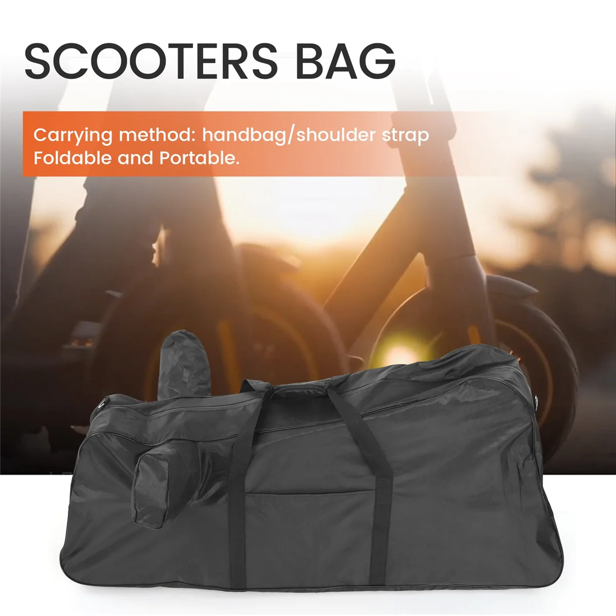 Scooter elétrico impermeável Carry Handbag, saco de armazenamento para Ninebot MAX G30, G30D, peças dobráveis do saco do skate