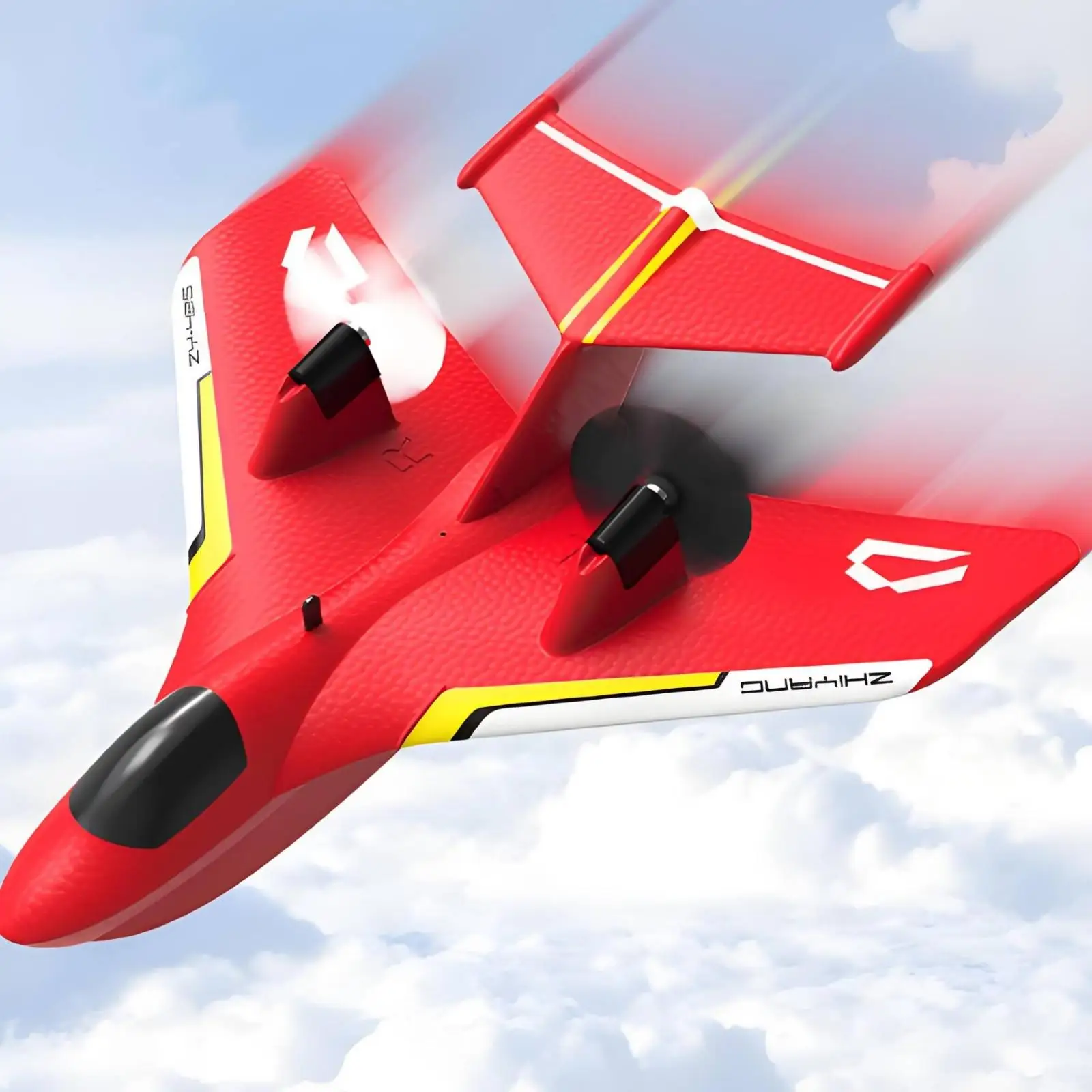 Lightweight RC Glider Plane EPP Foam Electric Flying Vehicle 2.4G Remote Control Aircraft for Park Lake Backyard Fun