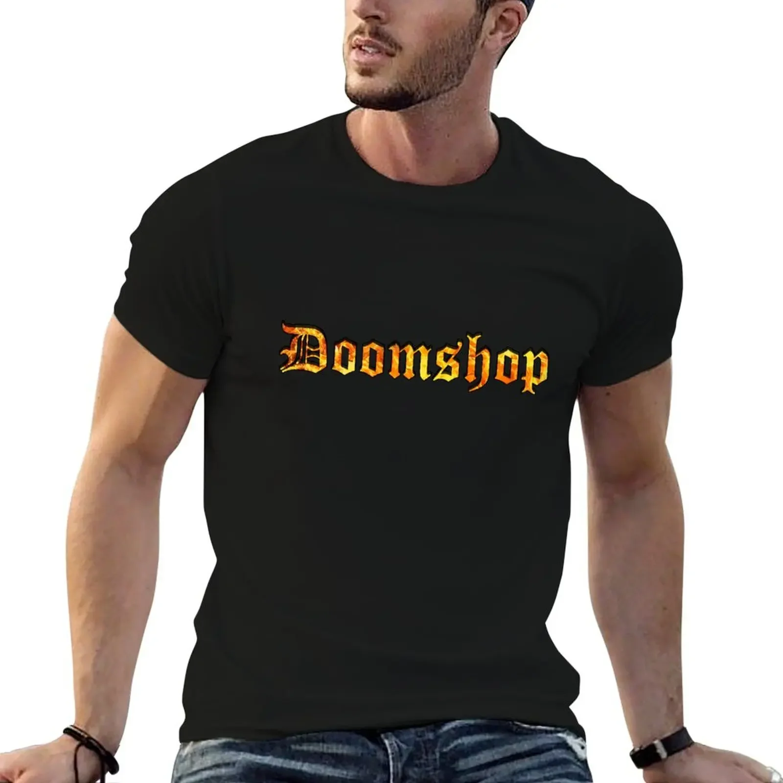 

Doomshop T-Shirt vintage anime t shirts Blouse boys whites vintage t shirt men