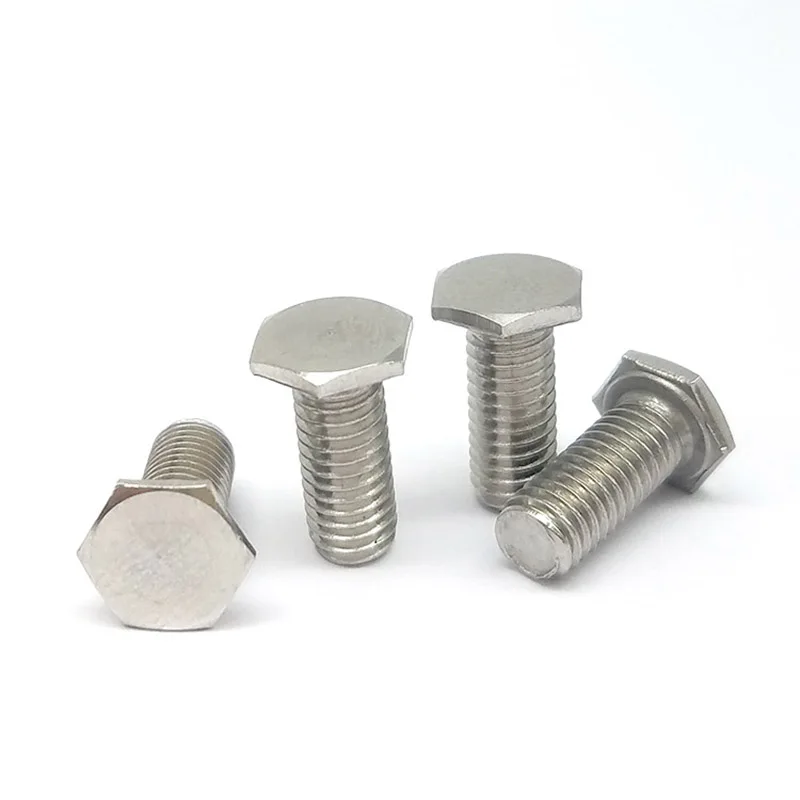 RSCBT M4 M5 M6 M8 Customize Length 304 Stainless Steel Extra Low Hex Head Screws Factory Price