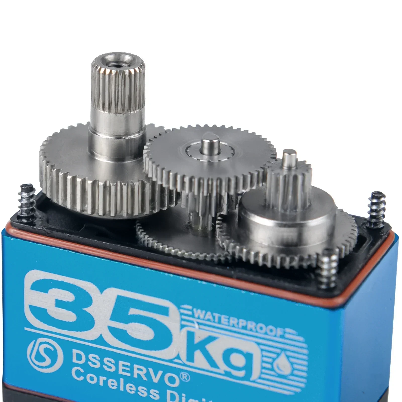 เซอร์โวดิจิตอลเซอร์180/270องศามอเตอร์แบบไม่มีแกนหมุน25T สำหรับหุ่นยนต์35kg DS3235 Pro
