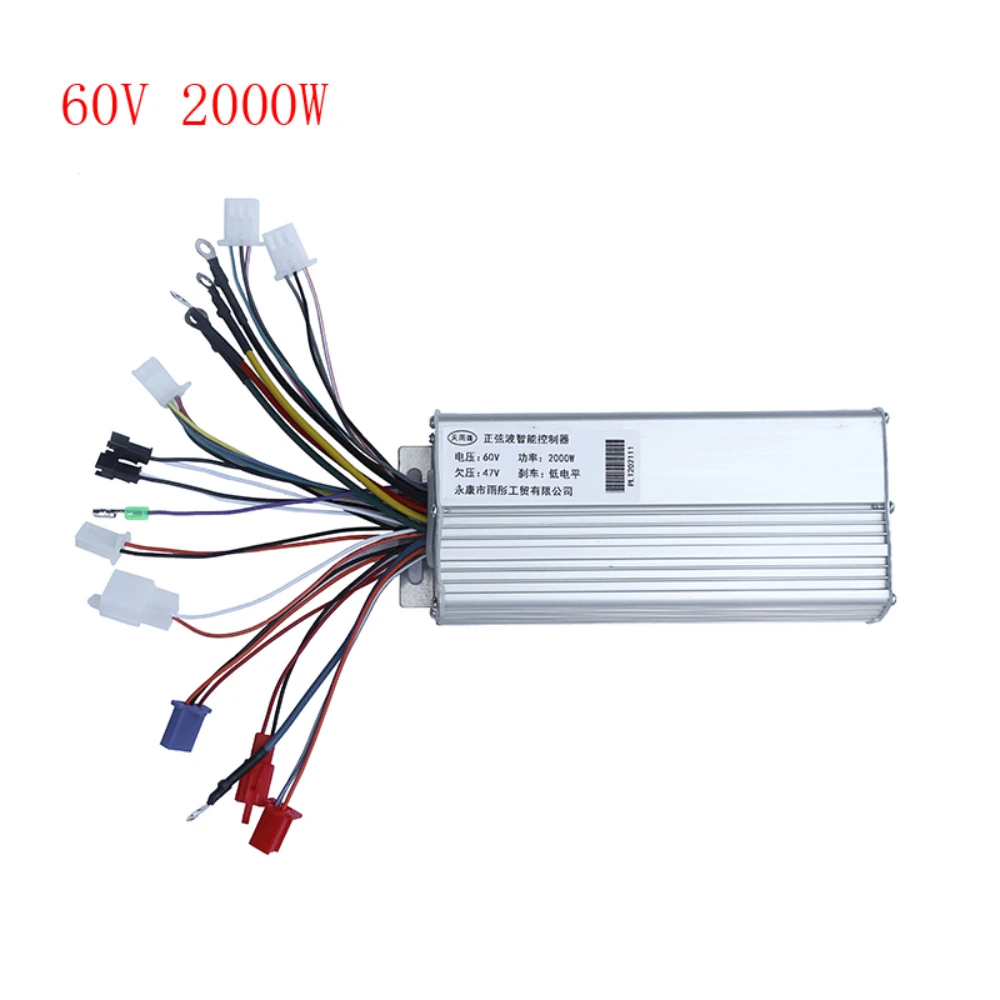 60V 1500W 2000W 72V 2000W Brushless Hub Motor DC Controller BLDC Controller for Citycoco Electric Scooter Tricycle Harleyy