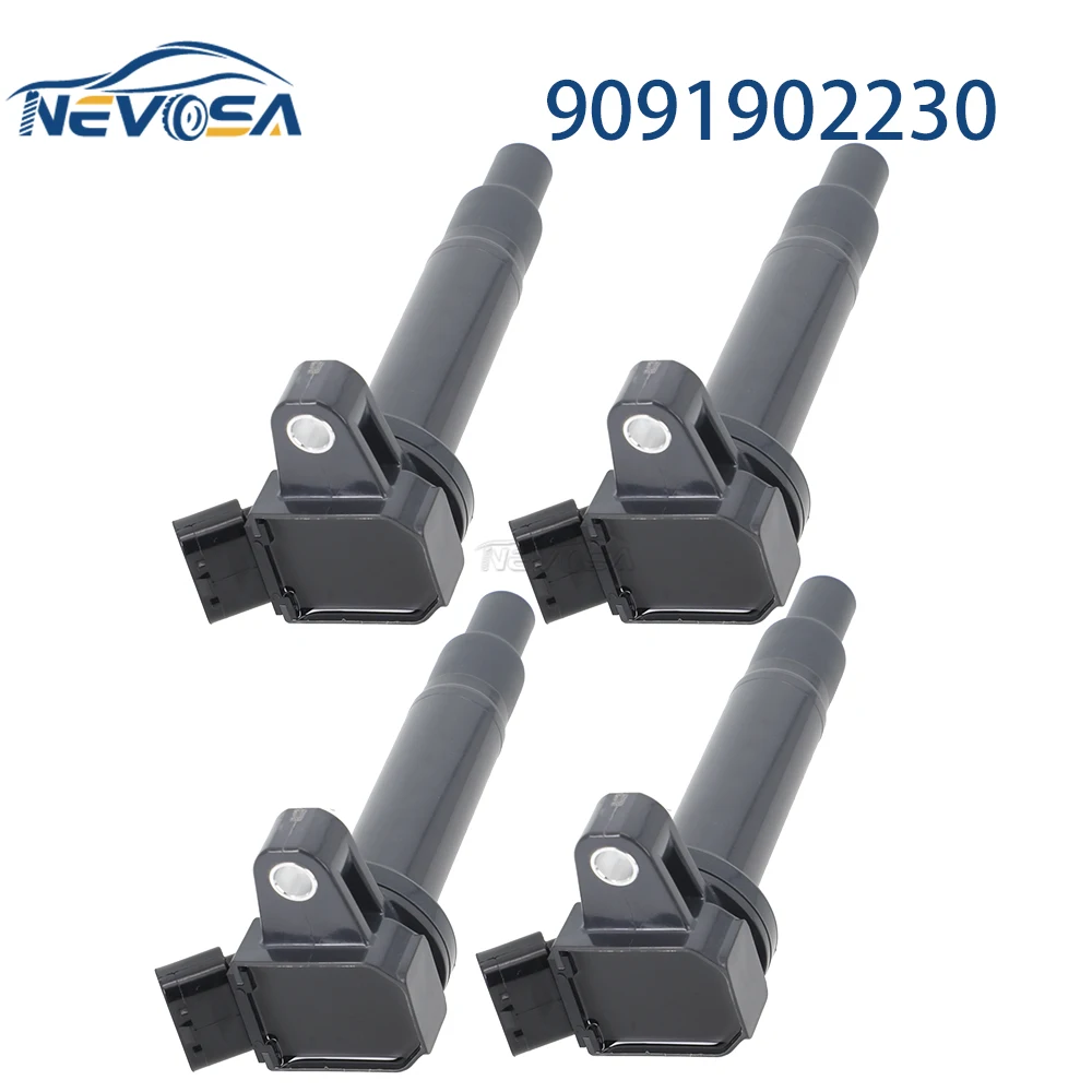 

4PCS Car Ignition Coil For Lexus GS430 LS430 4.3L Toyota Sequoia 4Runner Land Cruiser 9091902230 9091902249 9091902259 UF230