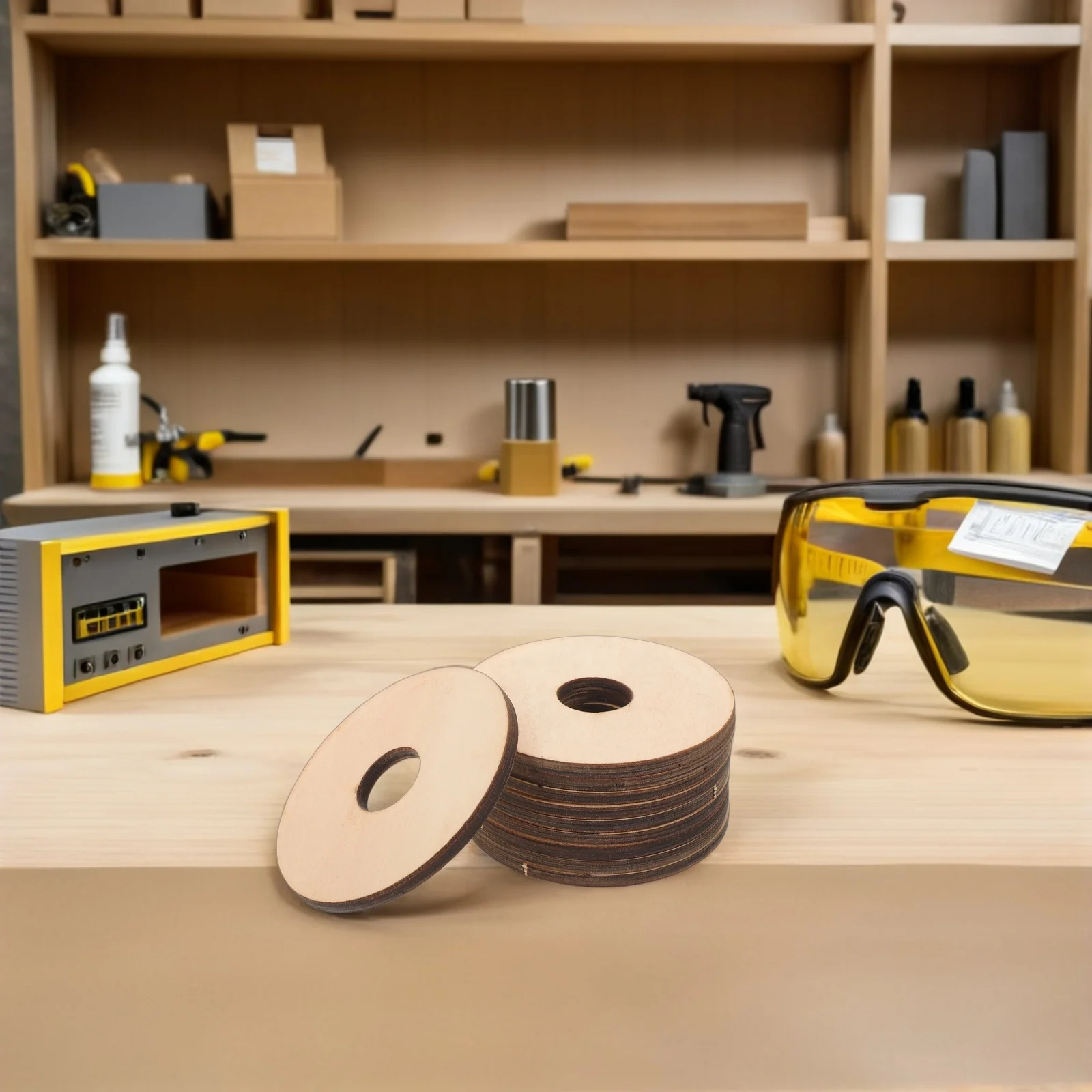 10Pcs Wooden Wick Holder Centering Device Reusable Stabilizer for Jar Making DIY Wick Placement and Alignment Tool