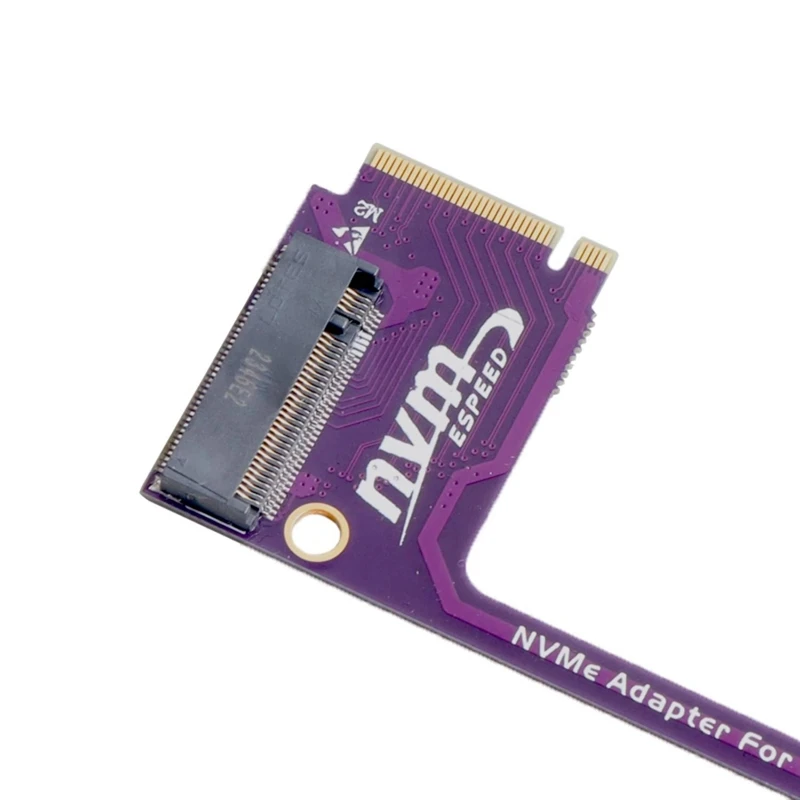 1 PCS For Asus Rog Ally M.2 NVME Transfer Card Purple PCB For Rog Ally Modified Game Accessories