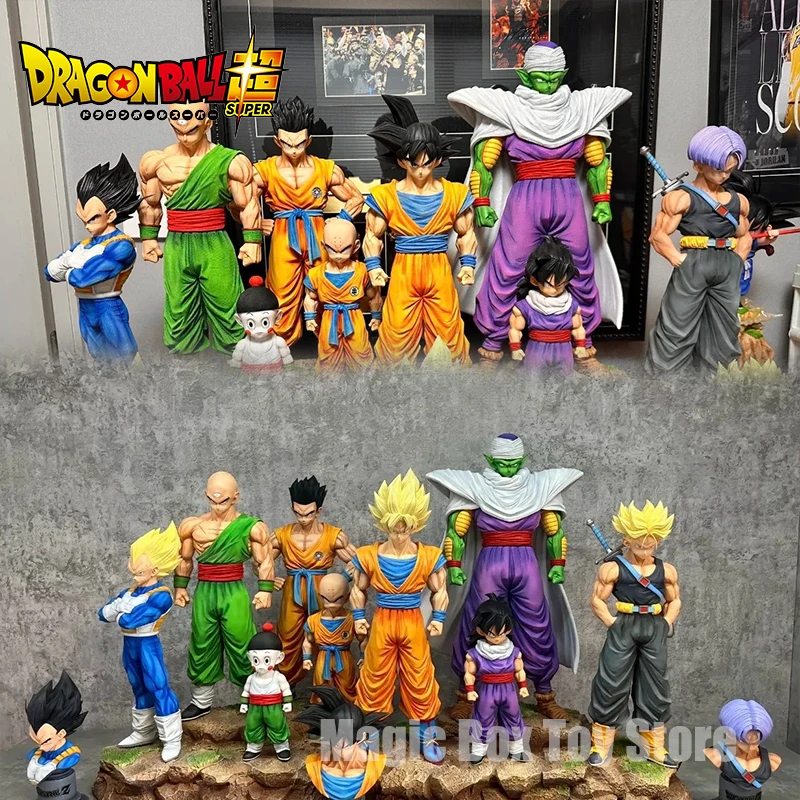 

Полный набор из 9 шт., аниме Dragon Ball, фигурка Сон Гохана, фигурки героев, статуя из ПВХ, Коллекционная модель, игрушки, подарок