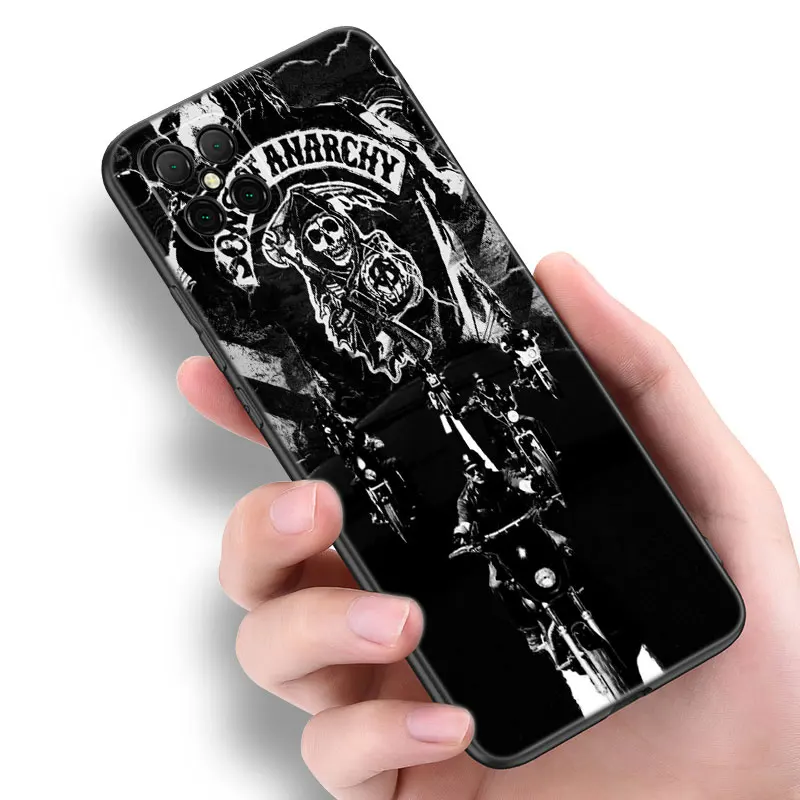 Sons of Anarchy TV Black Silicone Phone Case For Huawei Nova 8 9 10 SE 11 Ultra 12 Pro 7i 8i 11i 11E Y70 + Y60 Y61 Y71 Y90 Y91