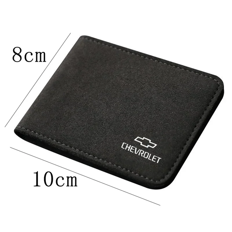 Suede Car Driver License Holder Card Case Bag for Chevrolet Cruze Malibu Cavalier Monza Sail Trax Aveo Equinox Captiva Cobalt