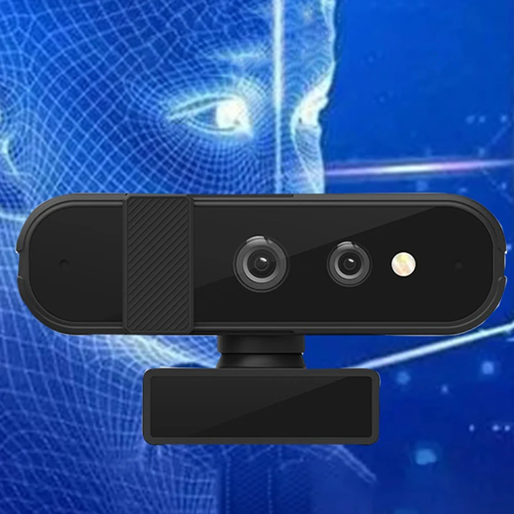 Mini Camera 4k HD 1080P 30FPS Desktop Cam 80 Wide Angle Facial Recognition Webcam  for Windows Hello for OBS/Gaming/Zoom