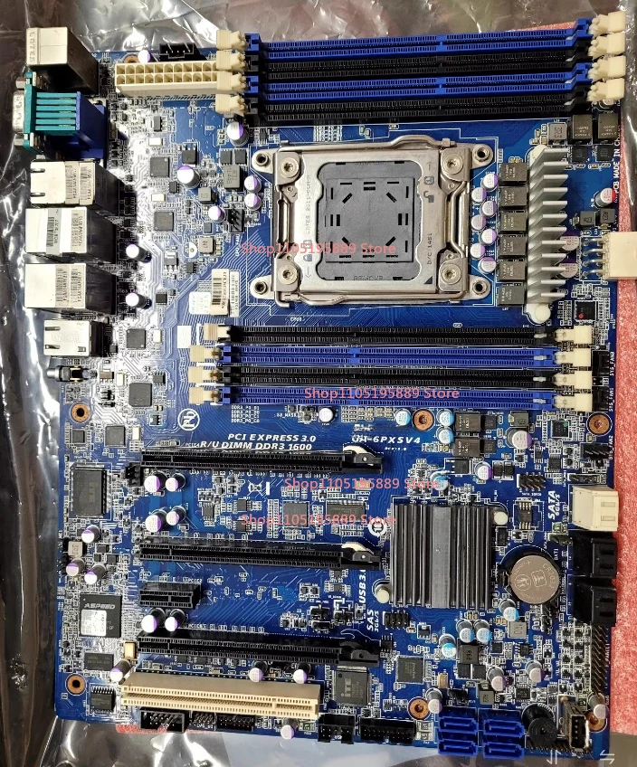 

Материнская плата для сервера Gigabyte GA-6PXSV4, чипсет X79/C604, сокет LGA2011, поддержка процессоров E5-2600 V1/V2, память DDR3 1600 Quad.