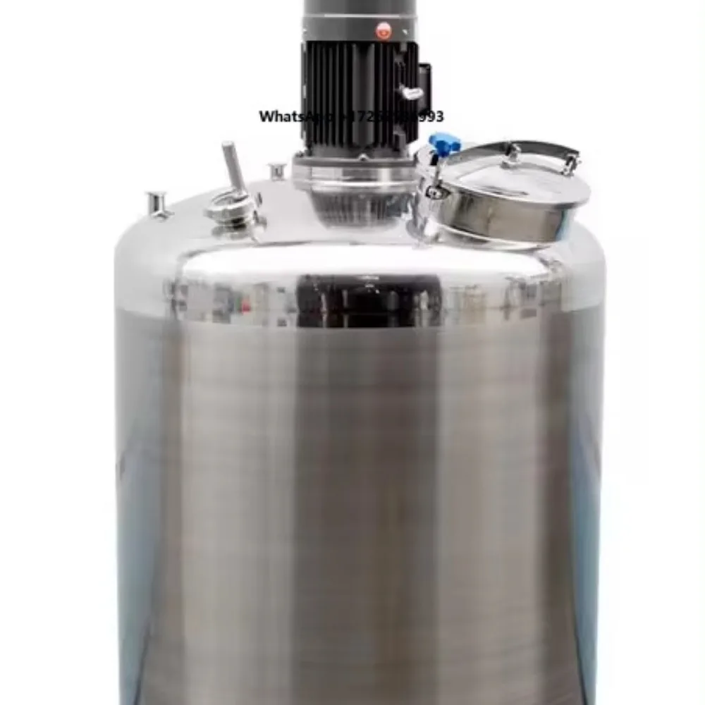 Customized Beverage Mixing tank with Agitator and Double Jackets and Electric Heating