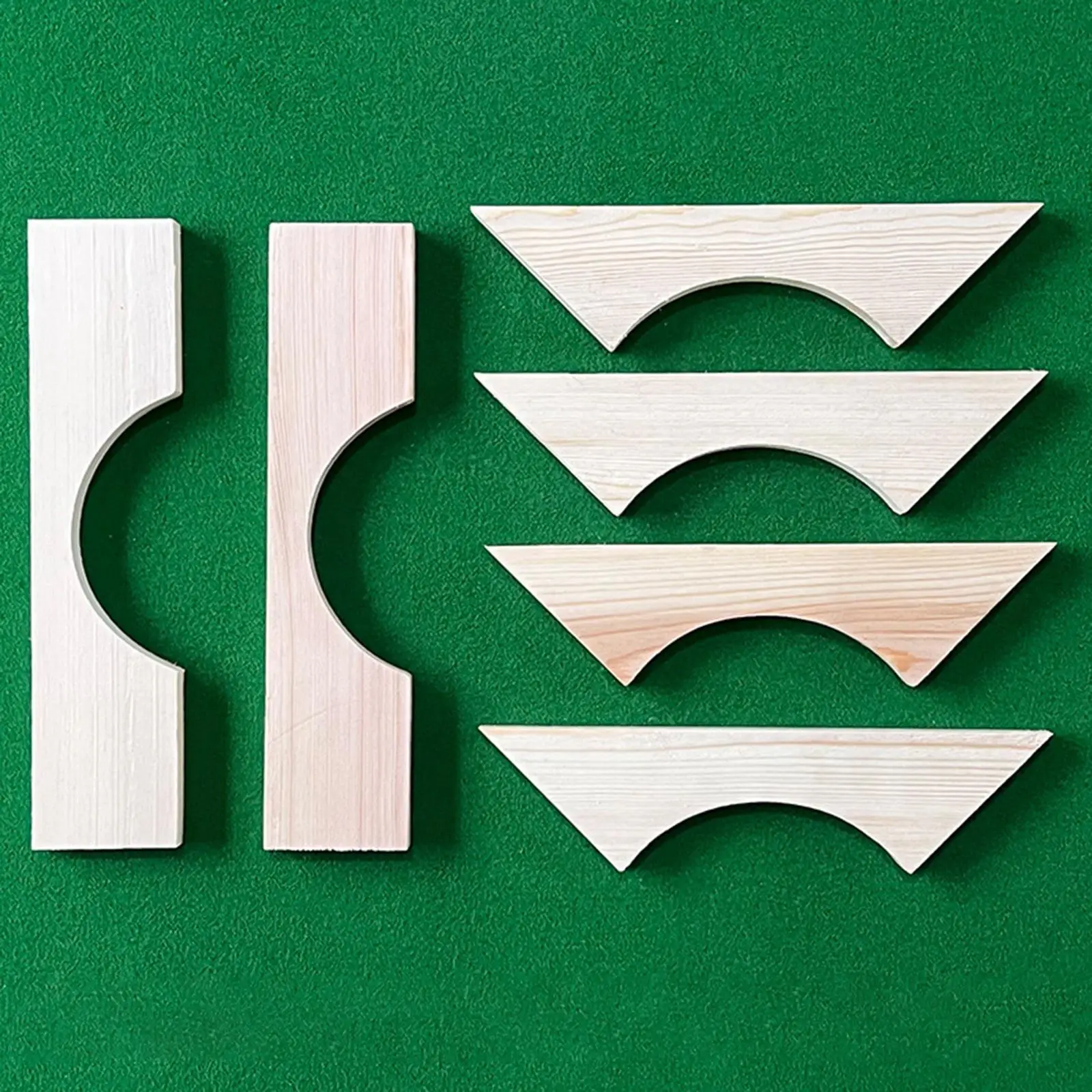 Podkładki instalacyjne do stołu bilardowego Uniwersalne drewniane podkładki klinowe Wysokowydajne akcesorium do stołu bilardowego do stołu bilardowego