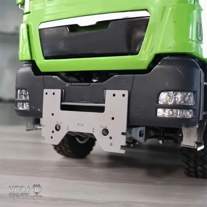 Nooxion Specialty Front Hook Lesu 1/14 Truck Tgs Front Bumper Coupler Simulation DecorationG-6191 Winch Set Model Rc Accessories