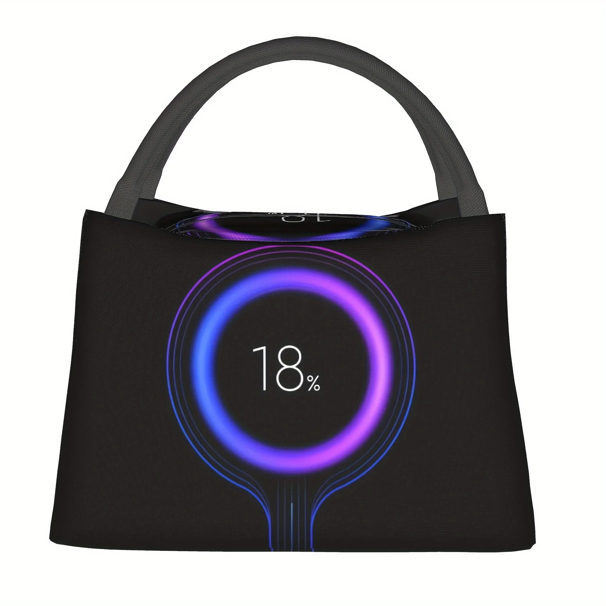 

Versatile Insulated Lunch Bag with Unique Battery Design - Perfect for Work, School, Picnics & Beach Outings - Durable Polyester
