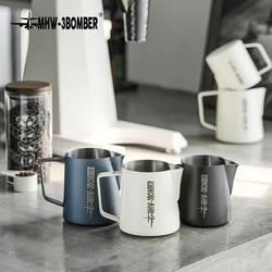 MHW-3BOMBER Edelstahl Milchaufschäumkrug Professionelle Milchschaum Latte Art Making Tools Home Barista Küchenzubehör