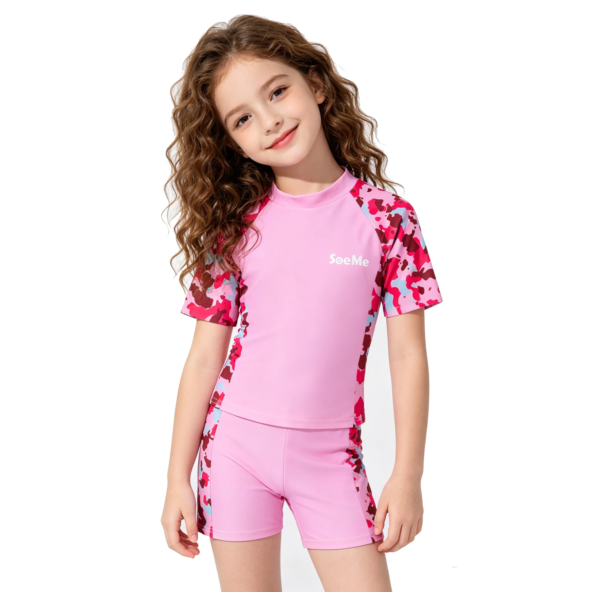 Summer Baby Boys Girl Short Sleeve Swimsuit Fashionable Cute Swimming Pool Swimwear Sun Protect Kids Surfing Suits Boys Swimwear